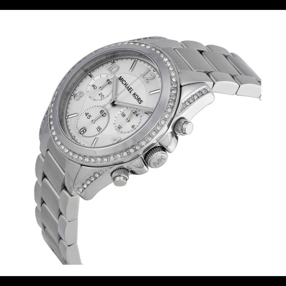 Michael Kira Ritz Studded Stainless Steel Watch - Picture 2 of 6